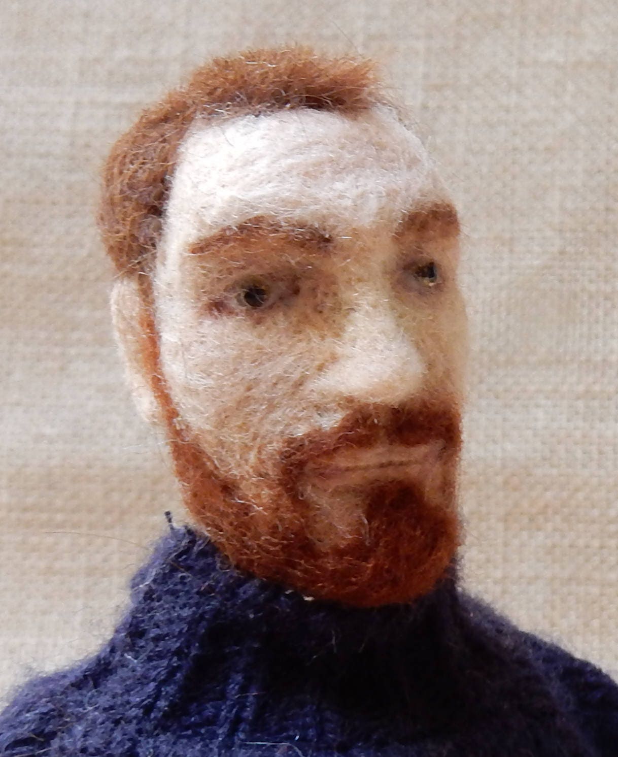 3d art portrait wool replica
