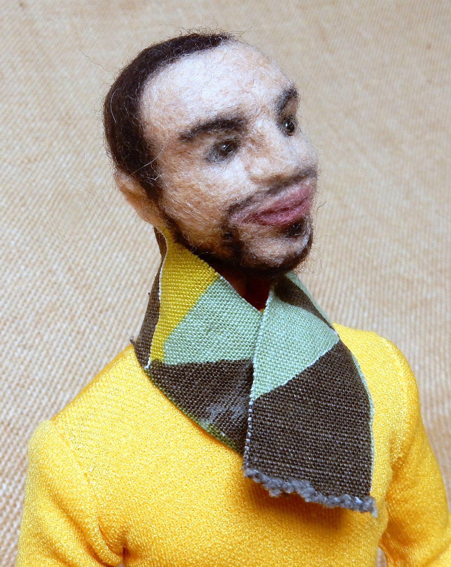 3d art portrait wool replica