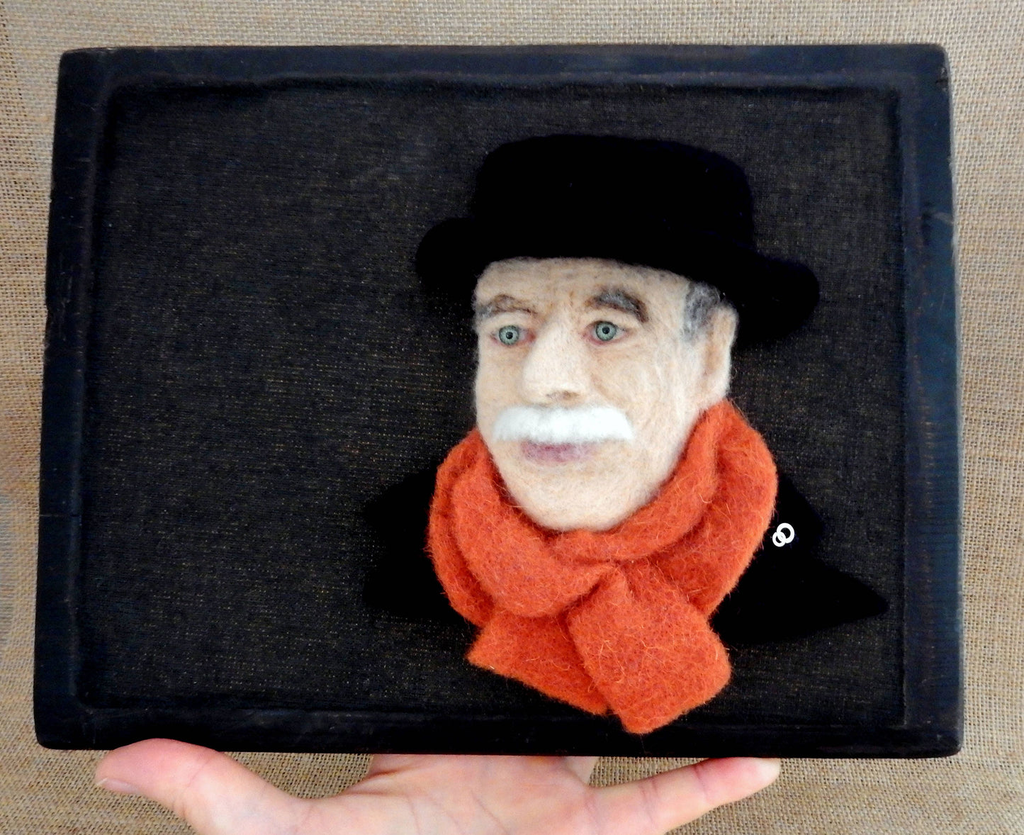 3d art portrait wool replica
