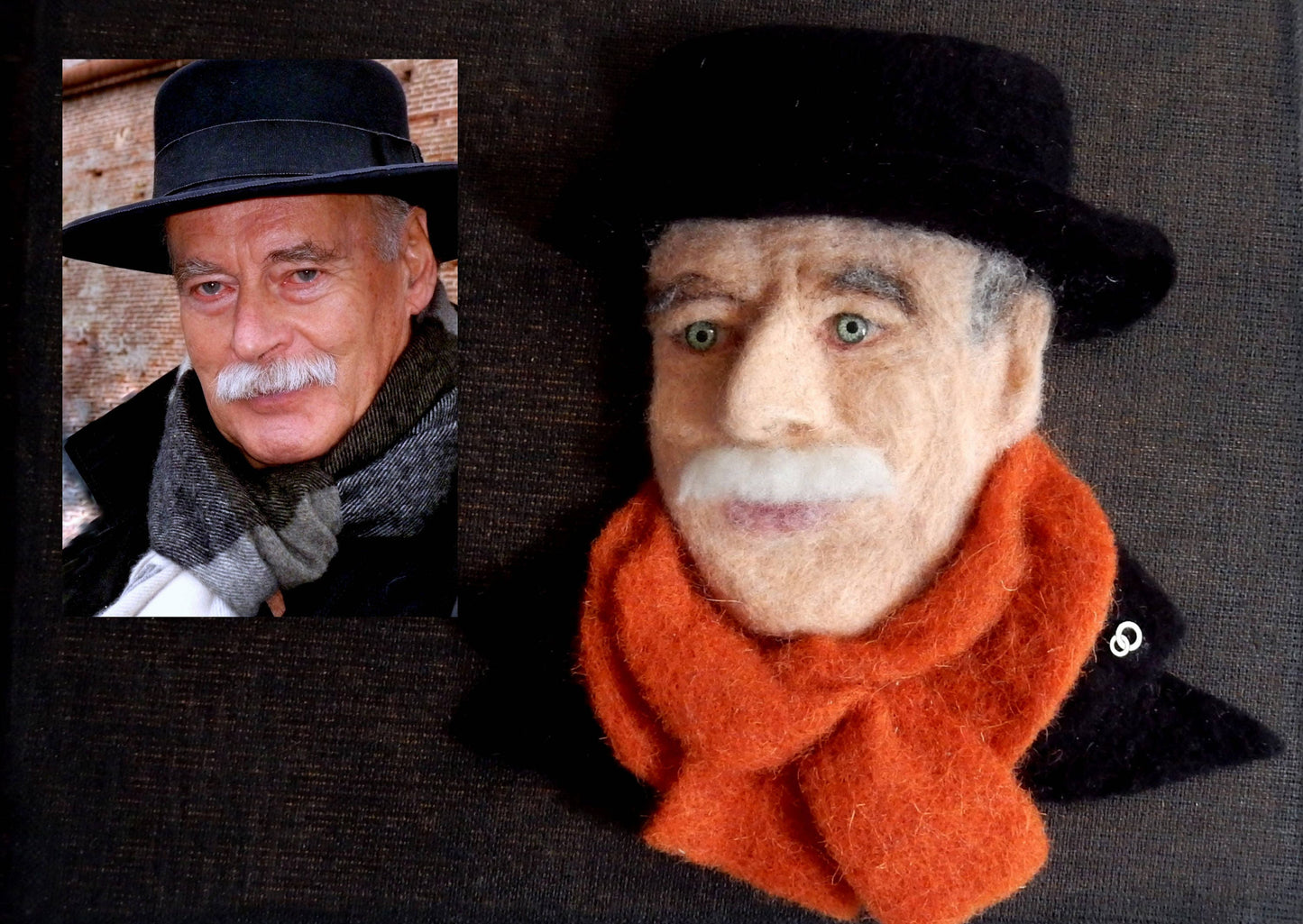 3d art portrait wool replica