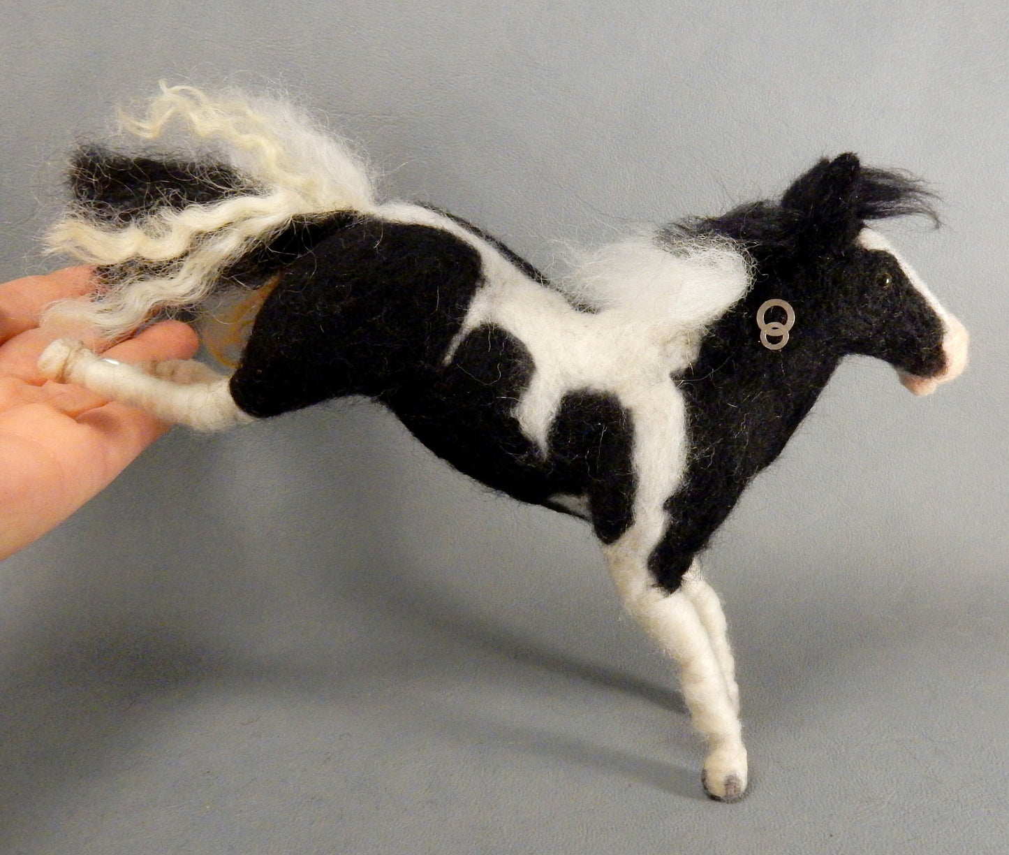needle-felted horse Criollo miniature