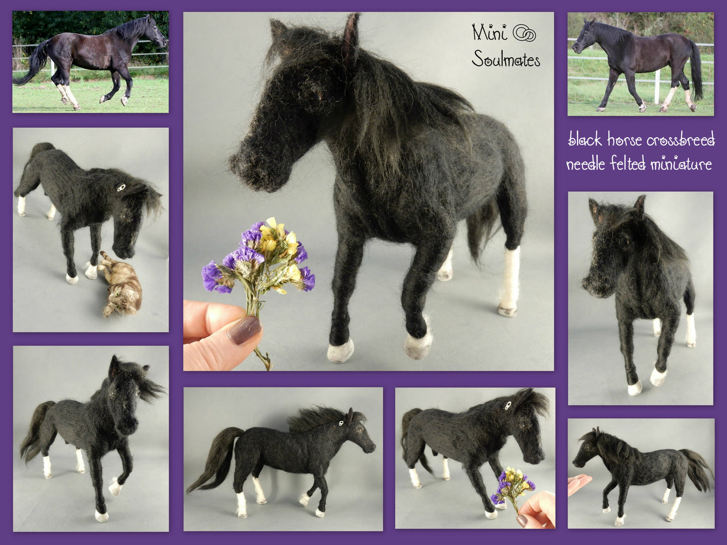 black horse gifts for rider memorial