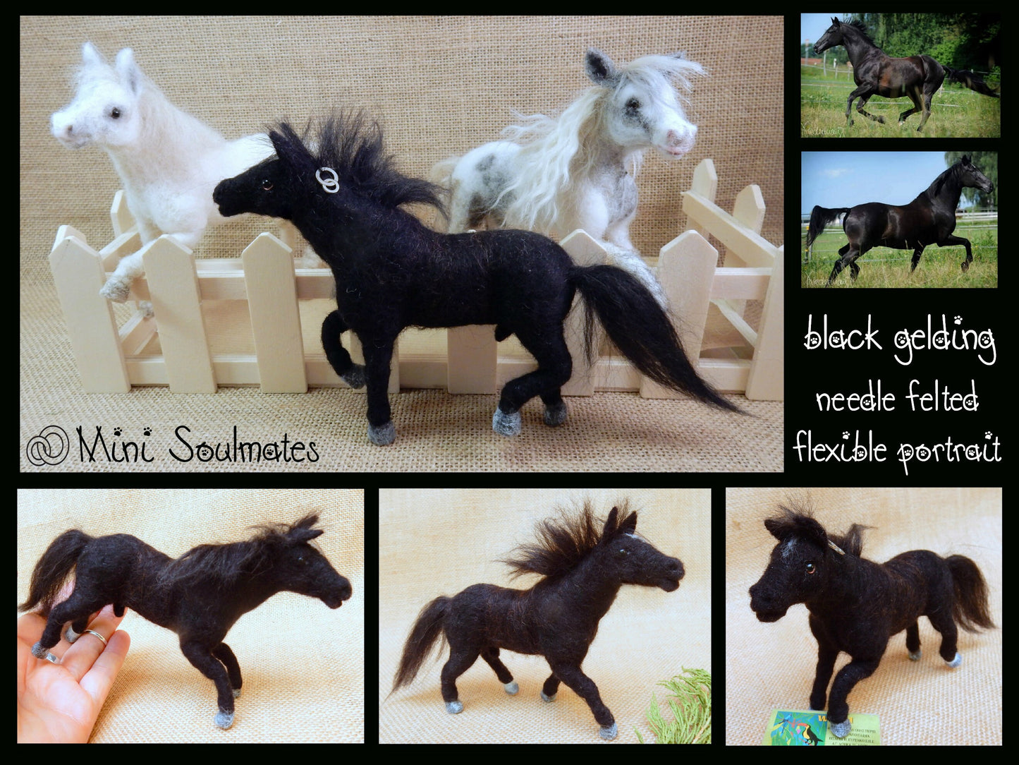 black horse gifts for rider memorial