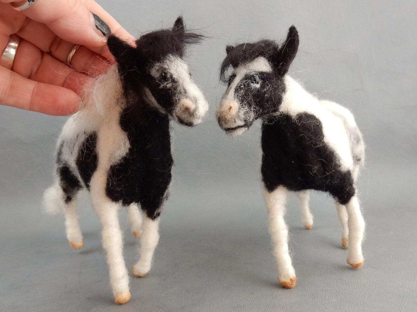 needle-felted horse Criollo miniature