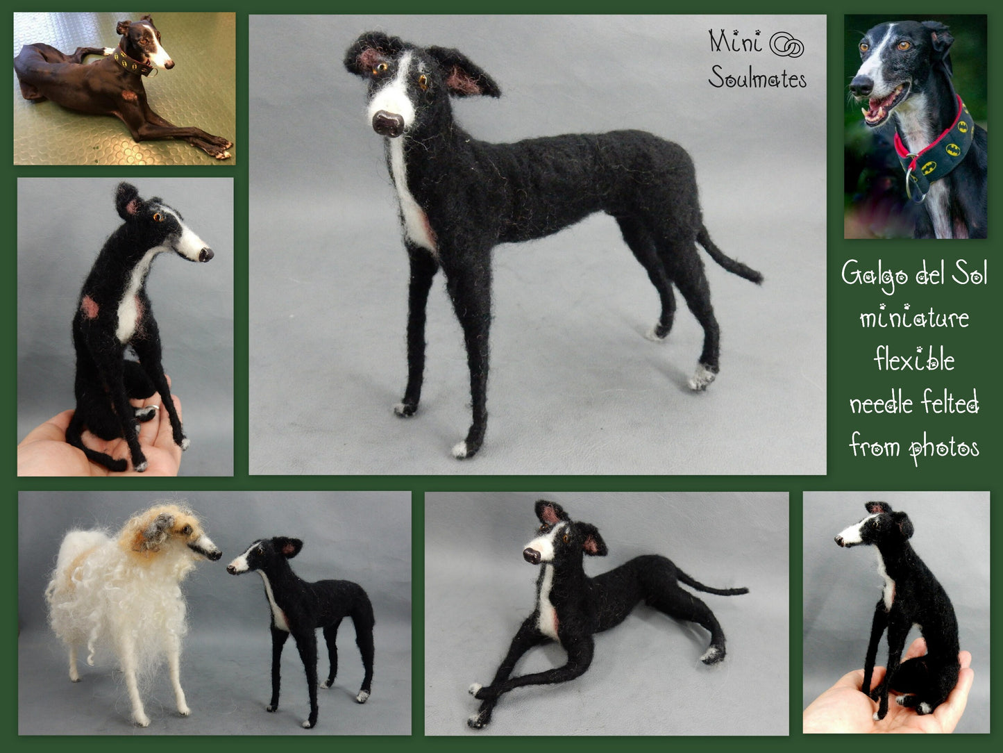 Greyhound art replica