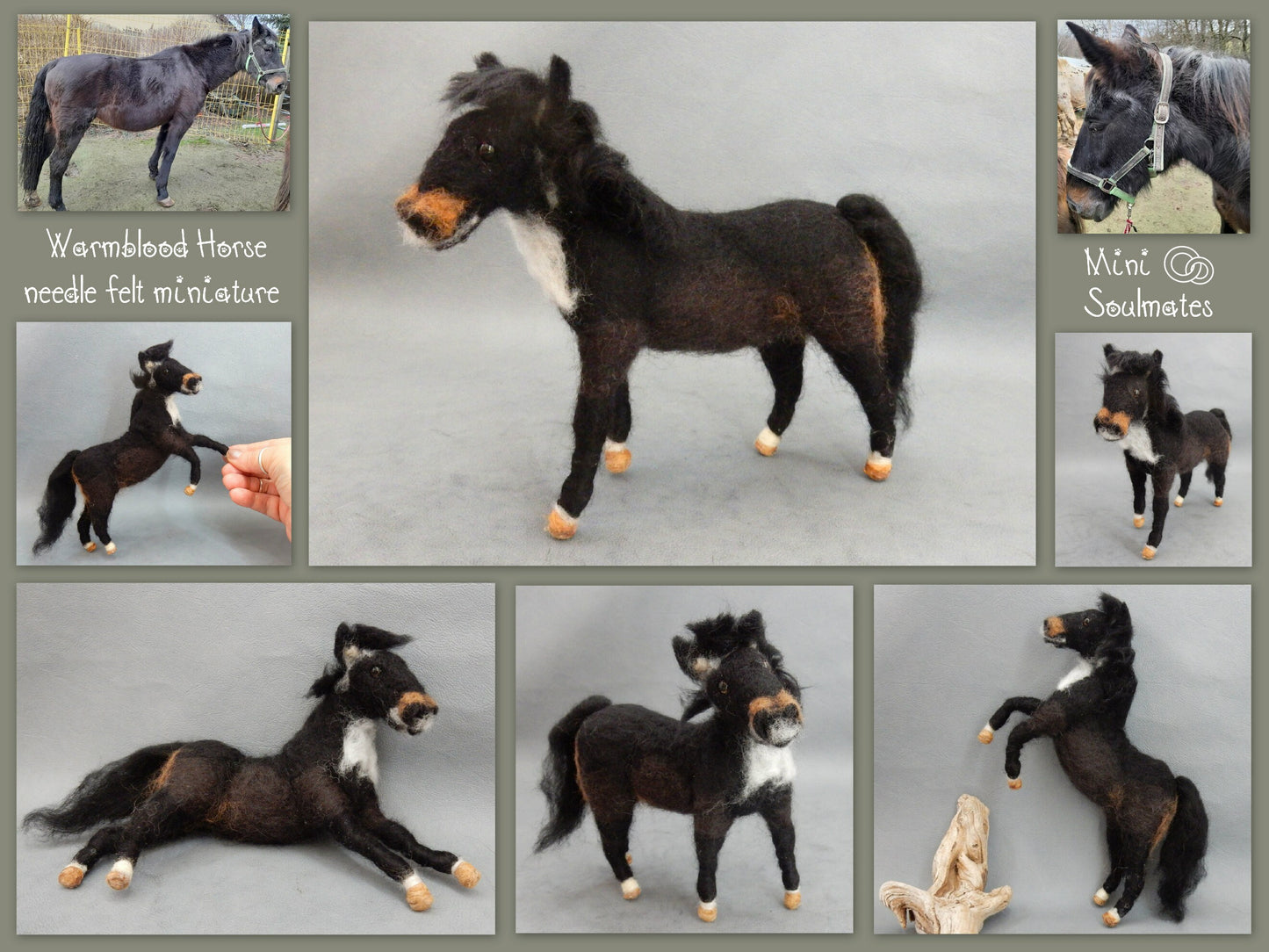 black horse gifts for rider memorial