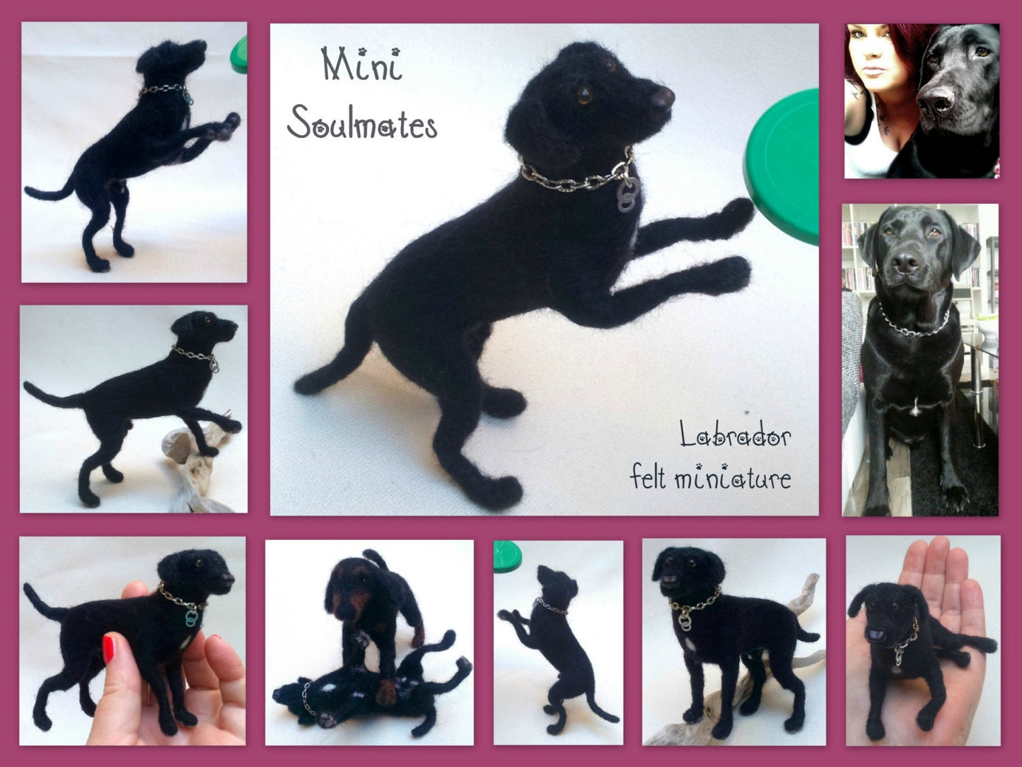 Labrador Retriever needle-felted dog miniature custom dog replicaLabrador Retriever needle felted dog miniature custom dog replica Grea