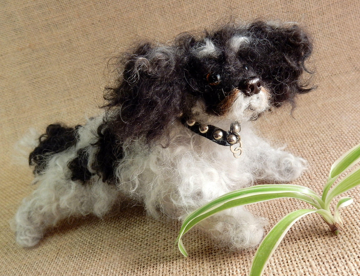 Havanese needle-felted dog miniature custom dog replica