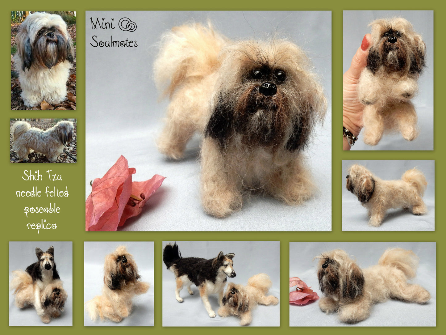 Custom dog replica Shih Tzu