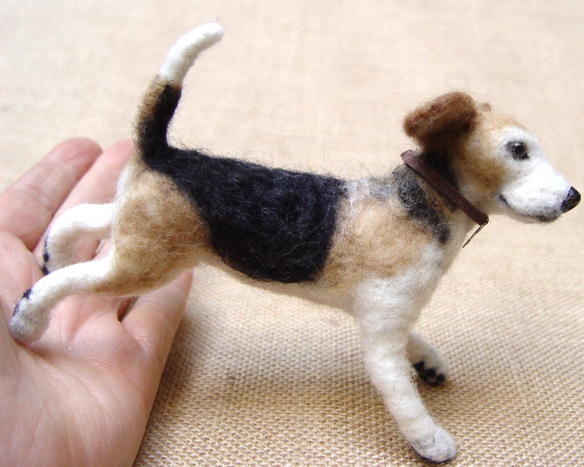 Beagle custom-felted dog custom dog miniature