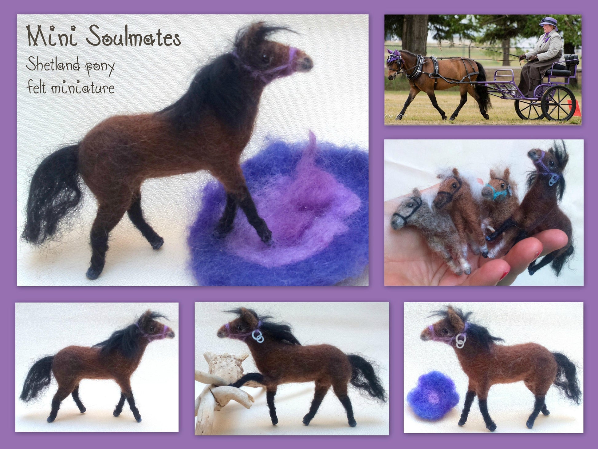 Custom horse lover gift needle felted horse replica