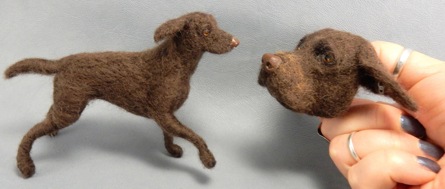 Labrador Retriever needle-felted dog miniature custom dog replicaLabrador Retriever needle felted dog miniature custom dog replica Grea