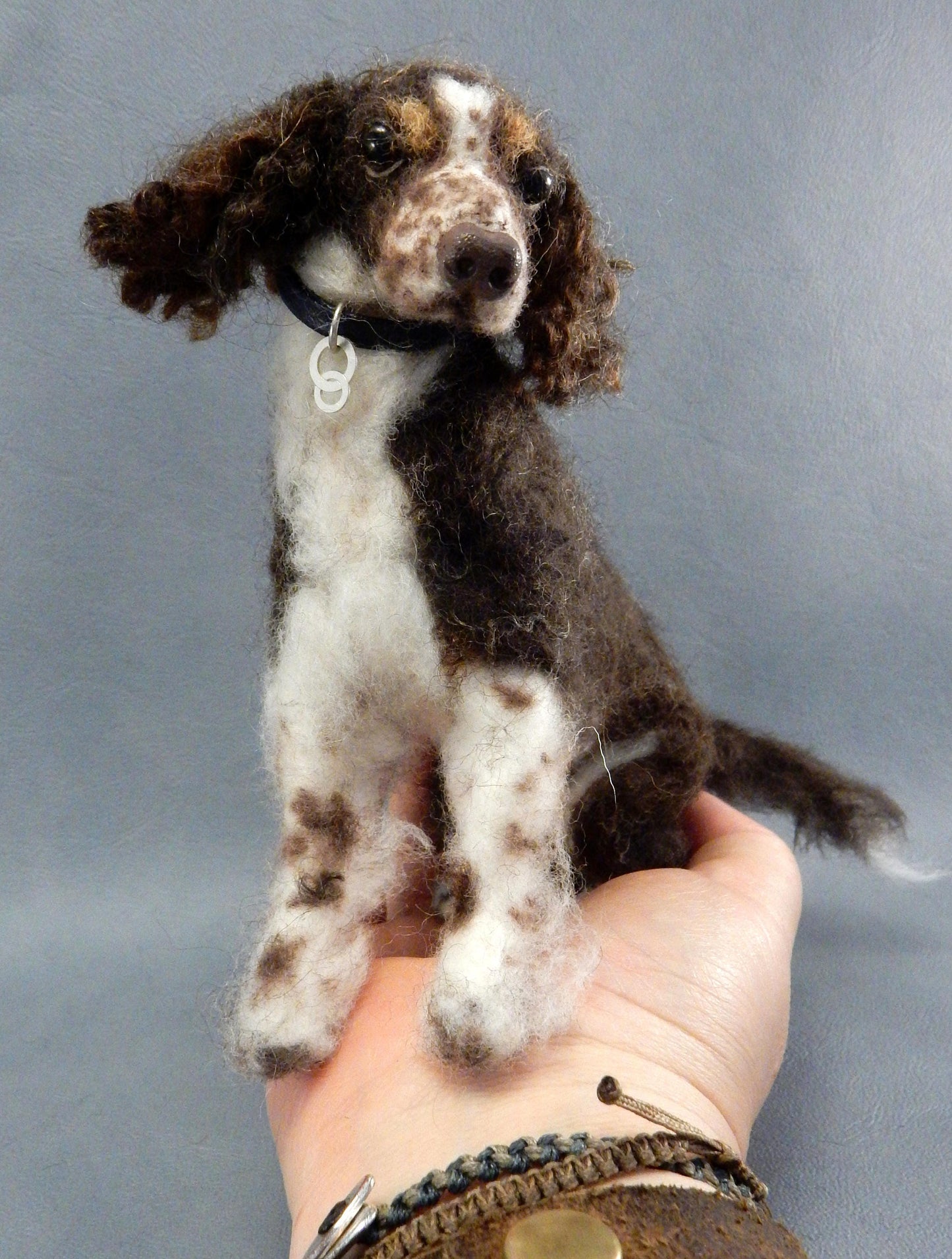 Cocker Spaniel needle felted dog soft sculpture 