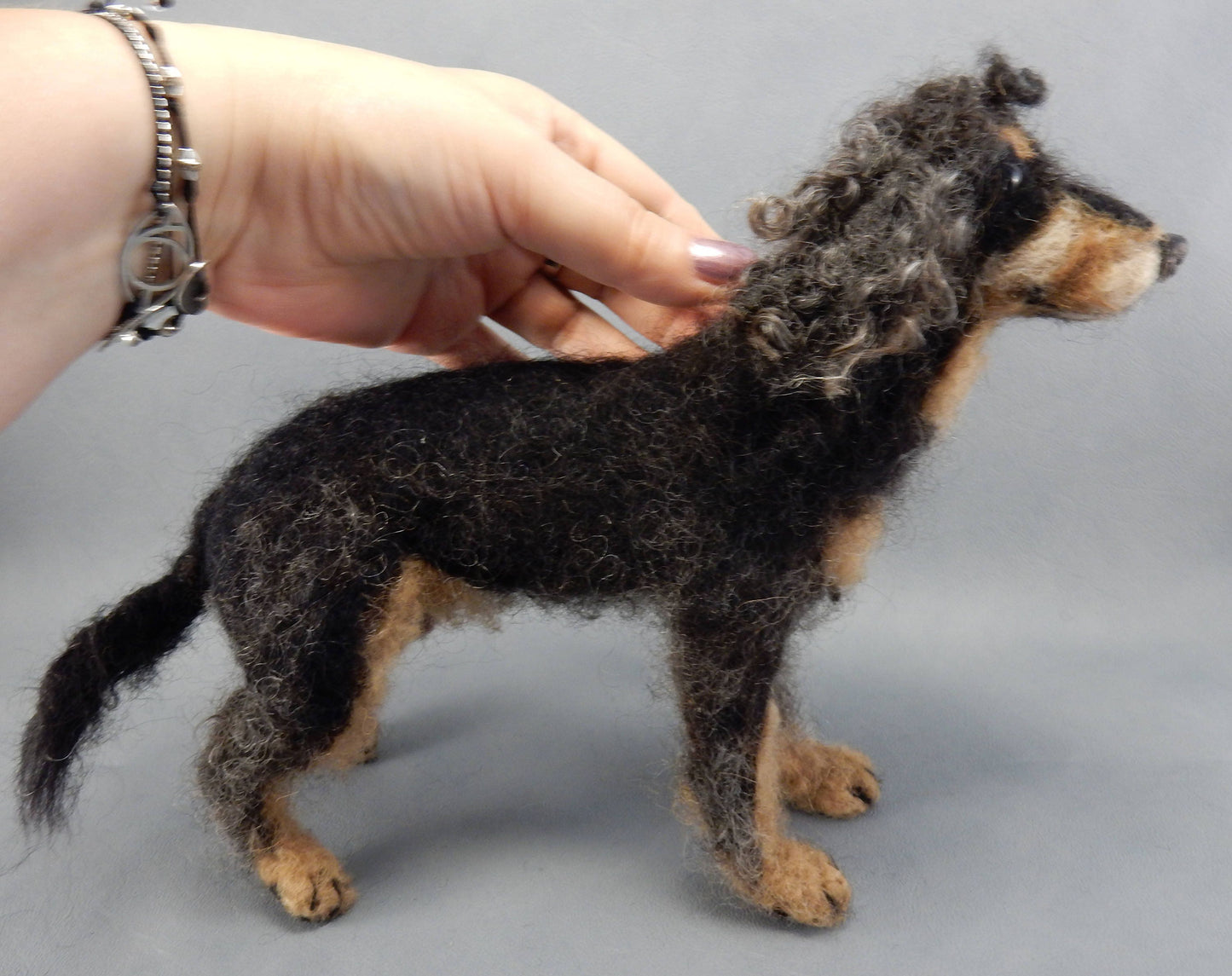 Cocker Spaniel needle felted dog soft sculpture 