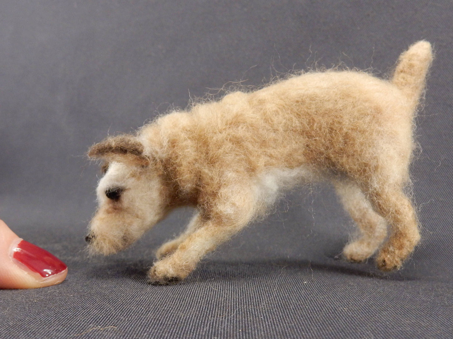 Cairn TERRIER needle-felt dog miniature