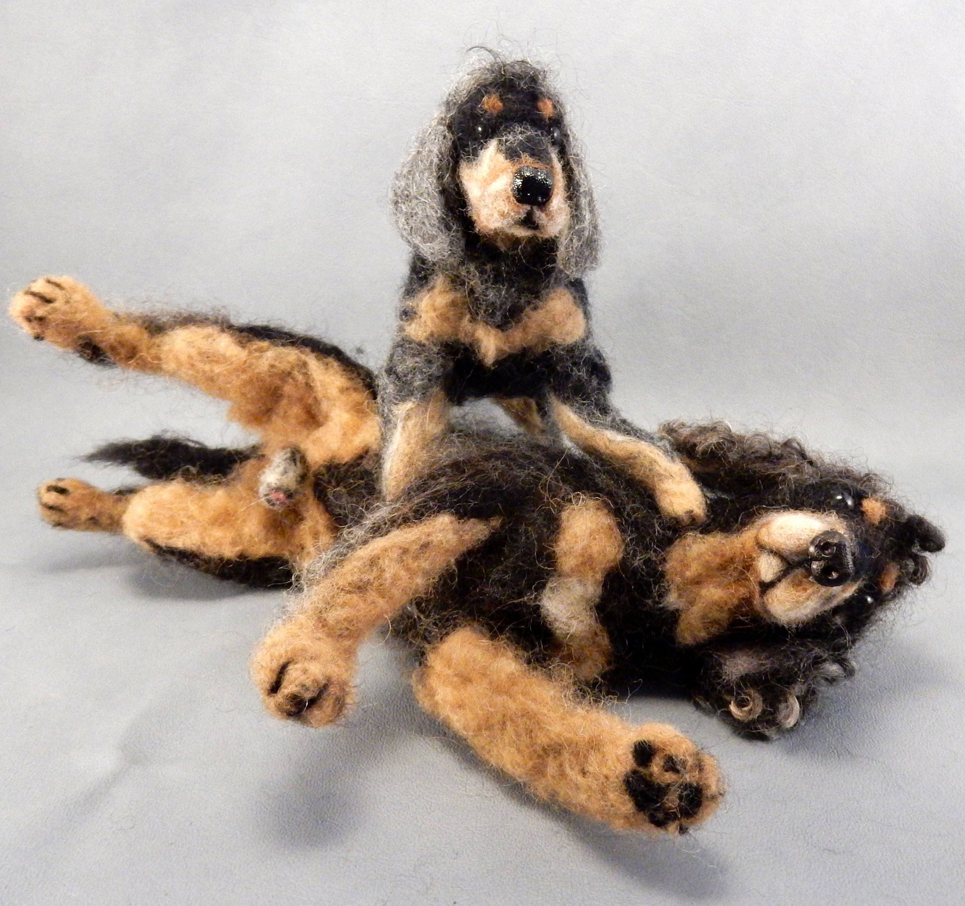 Cocker Spaniel needle felted dog soft sculpture 