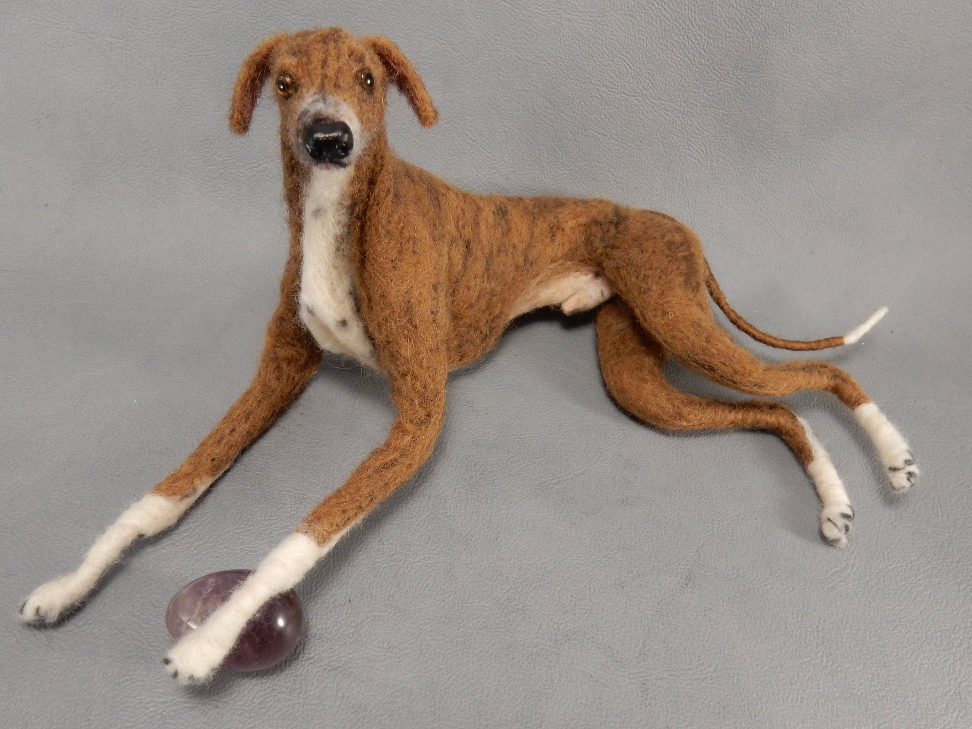 Sighthound needle-felted dog urn portrait Azawakh custom dog replicaSighthound needle felted dog urn portrait Azawakh custom dog replica d