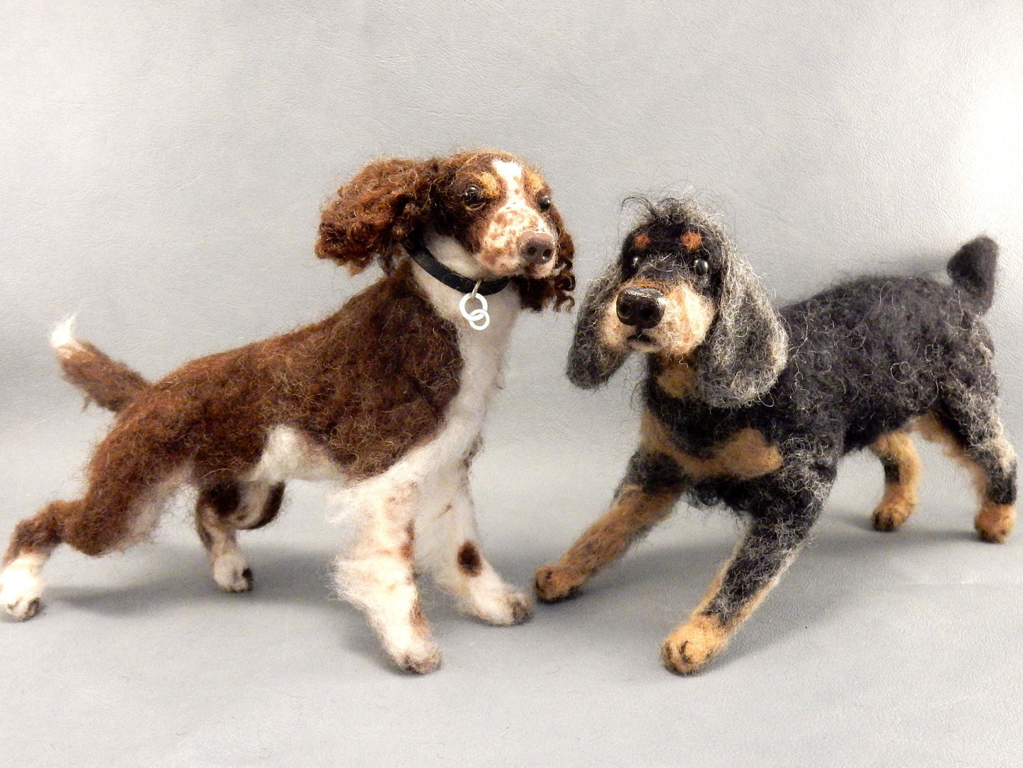 Cocker Spaniel needle felted dog soft sculpture 