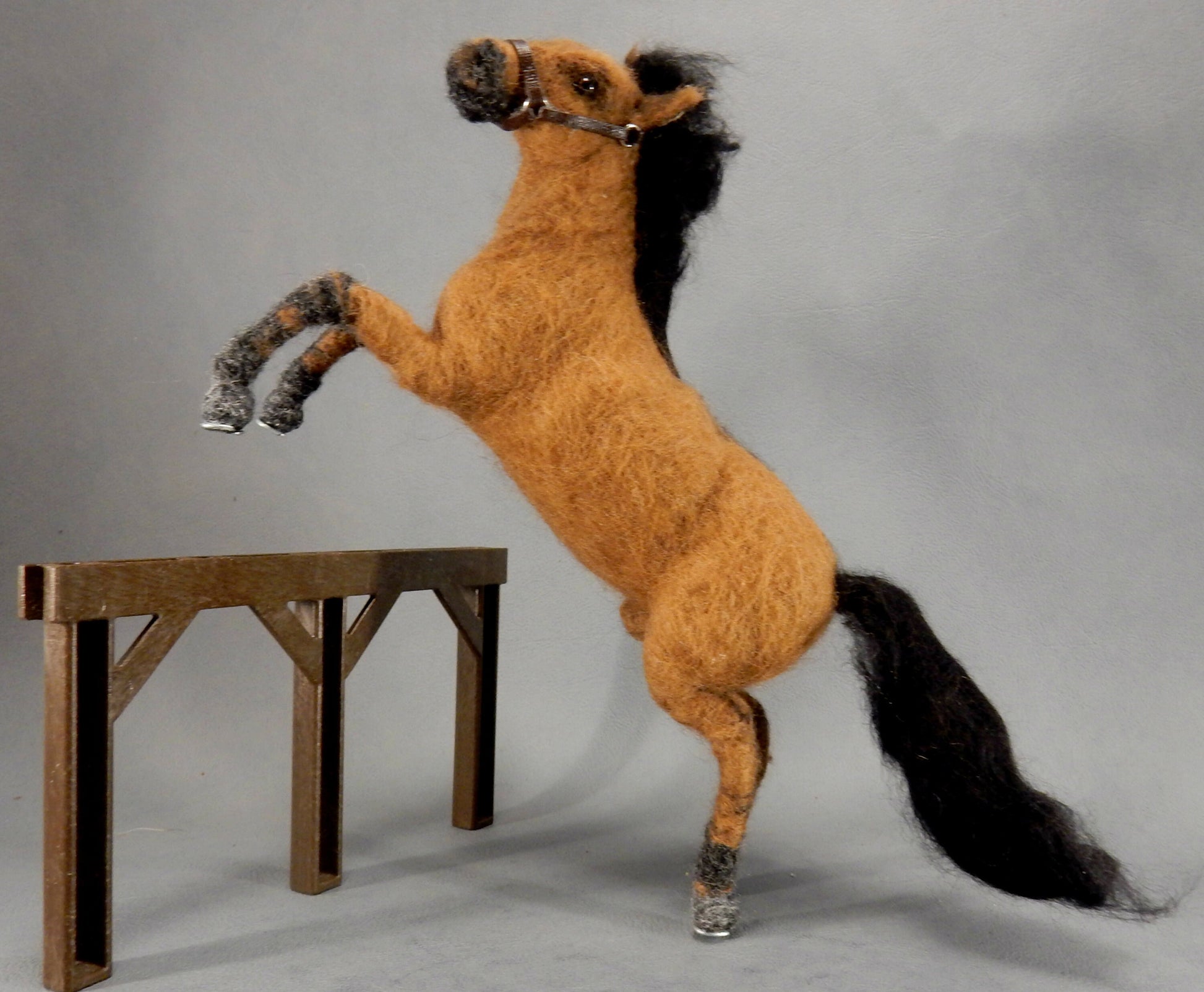 Needle-felted horse replica Arabian horse lover gift