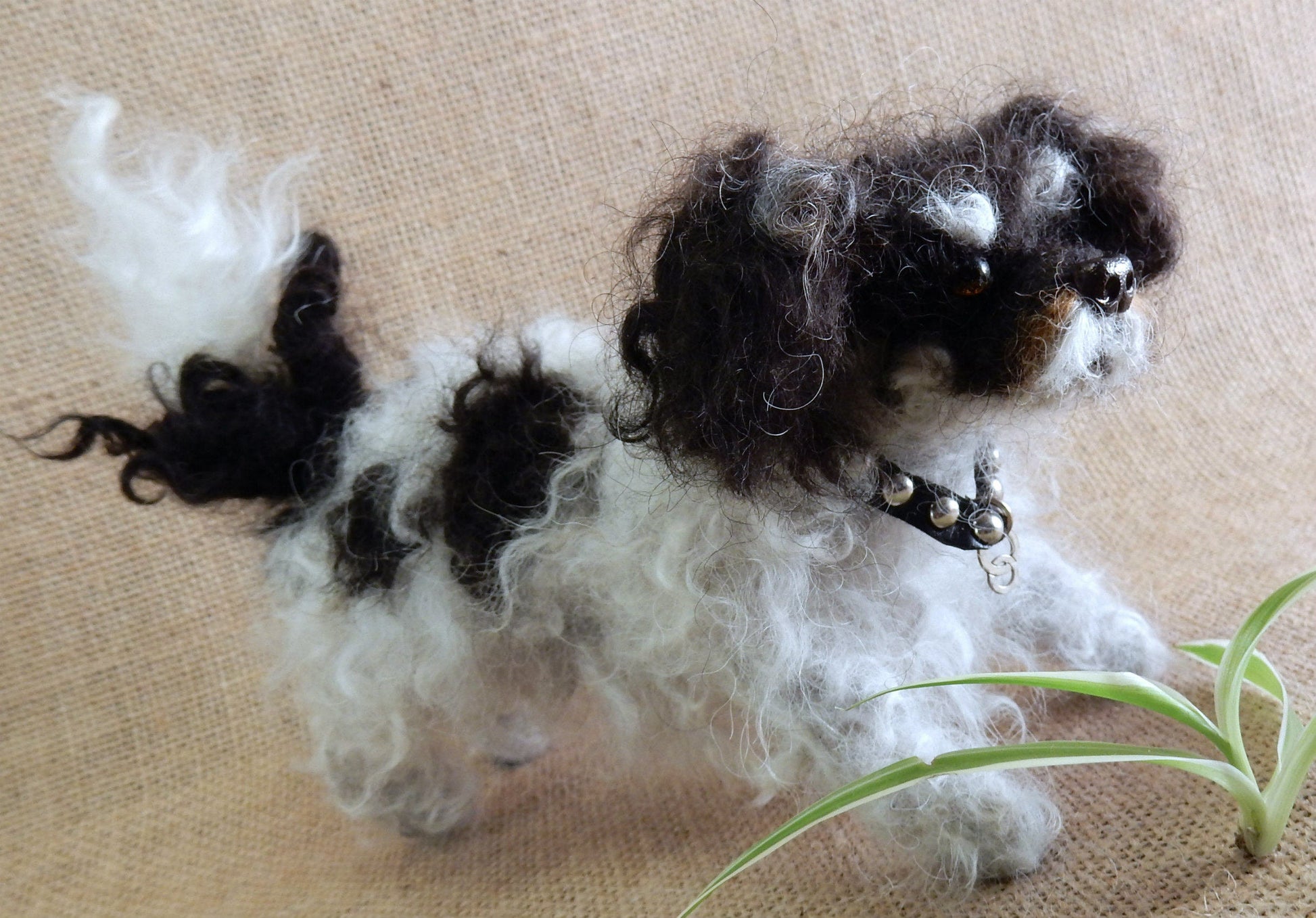 Havanese needle-felted dog miniature custom dog replica