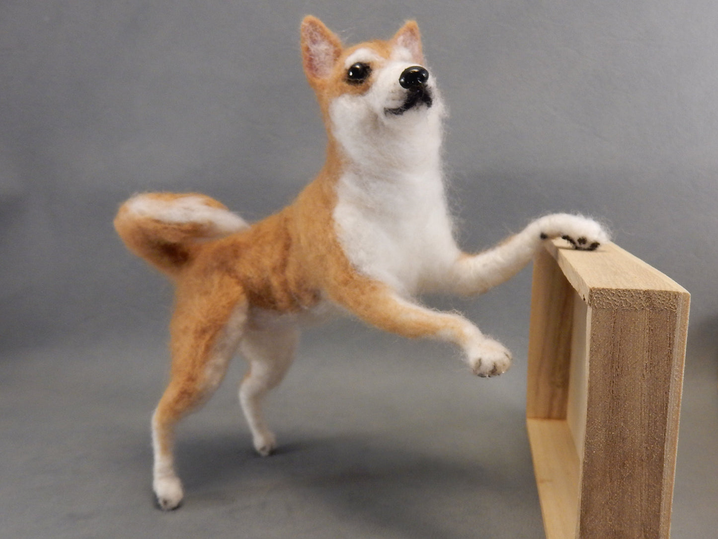 Shiba Inu needle felted dog miniature