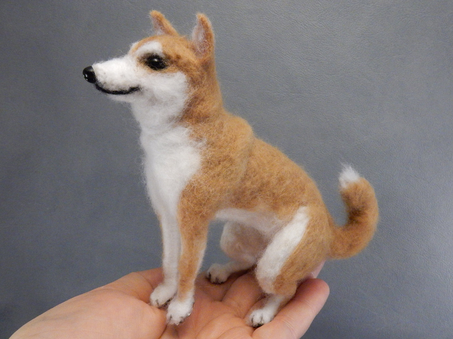 Shiba Inu needle felted dog miniature