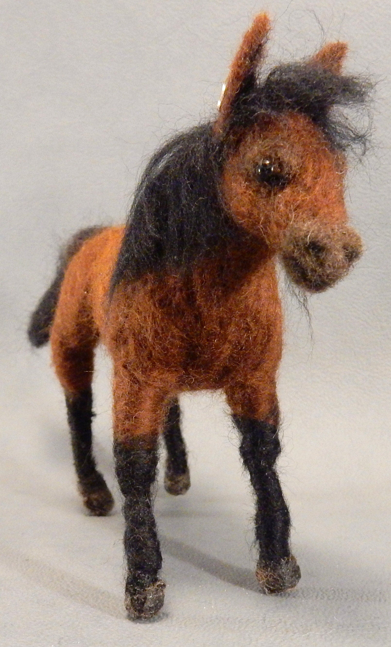 Custom horse lover gift needle felted horse replica