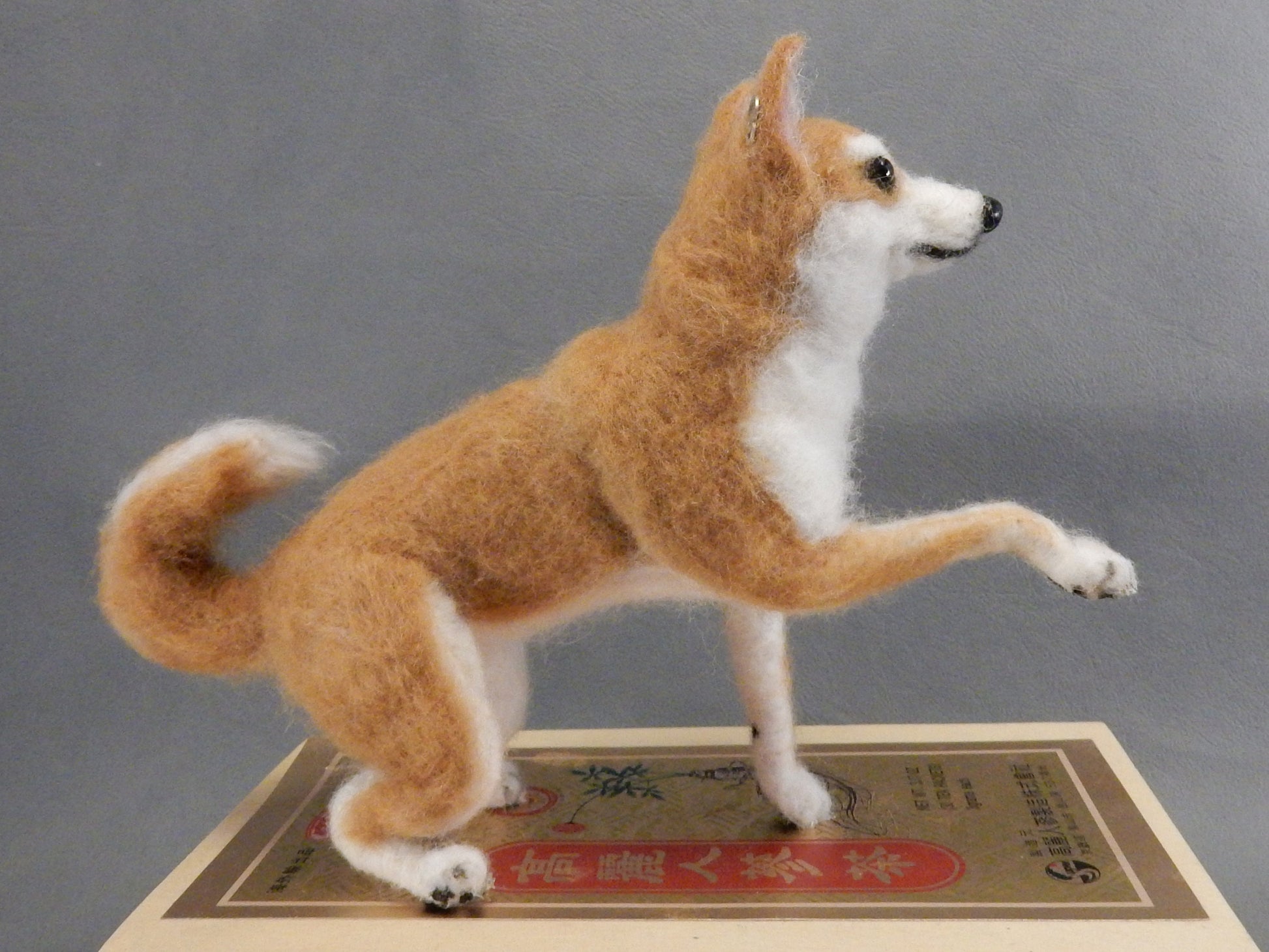 Shiba Inu needle felted dog miniature