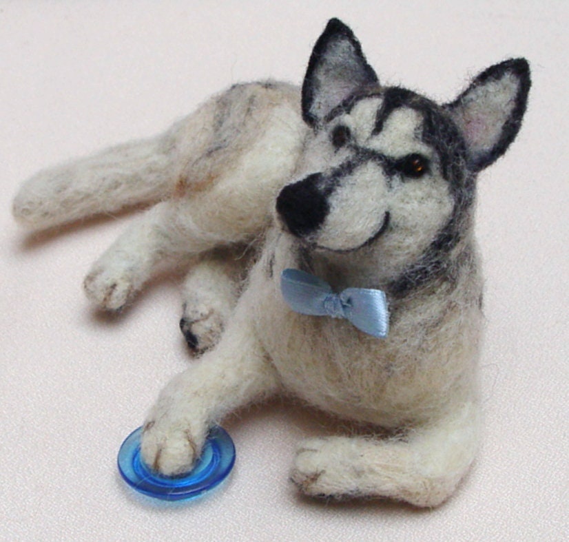 Shiba Inu needle felted dog miniature