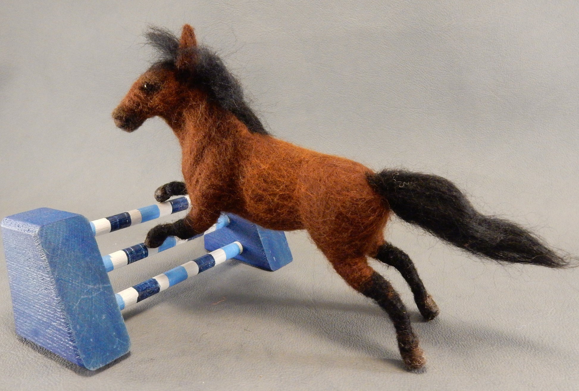 Custom horse lover gift needle felted horse replica