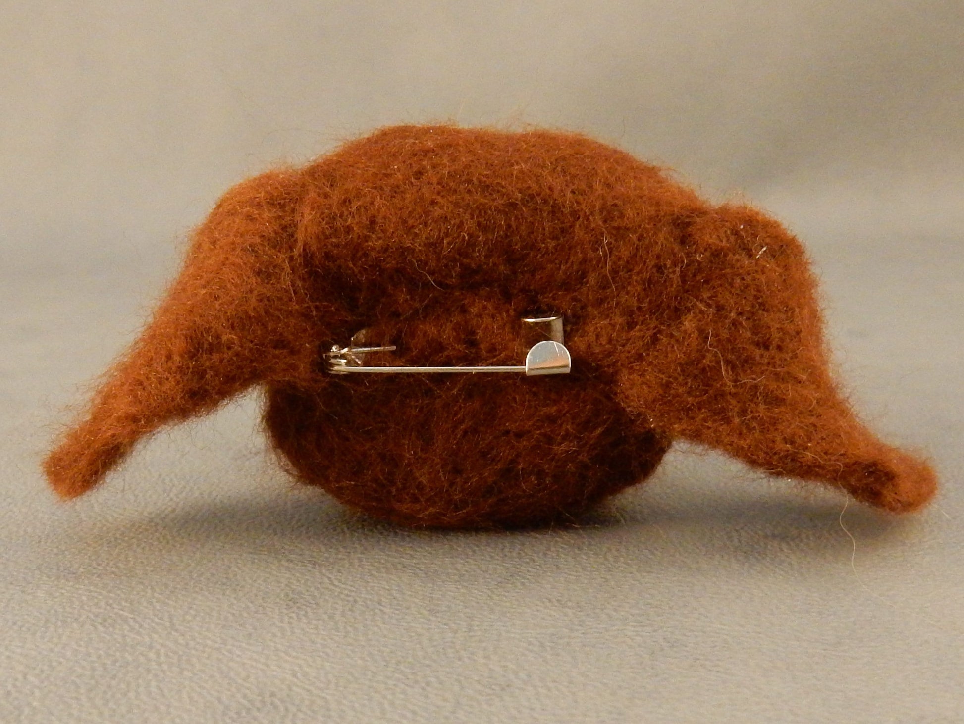 Aussie pin needle felted brooch