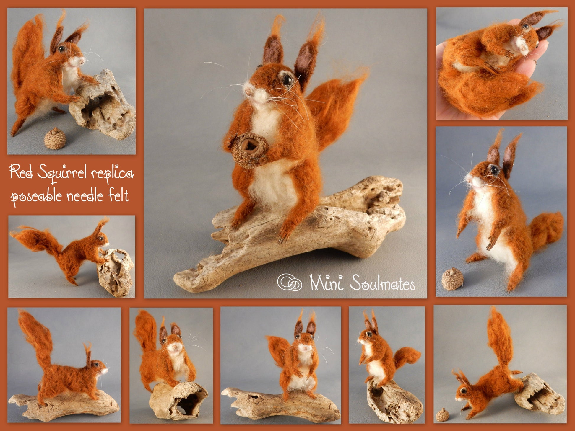 needle-felt Squirrel