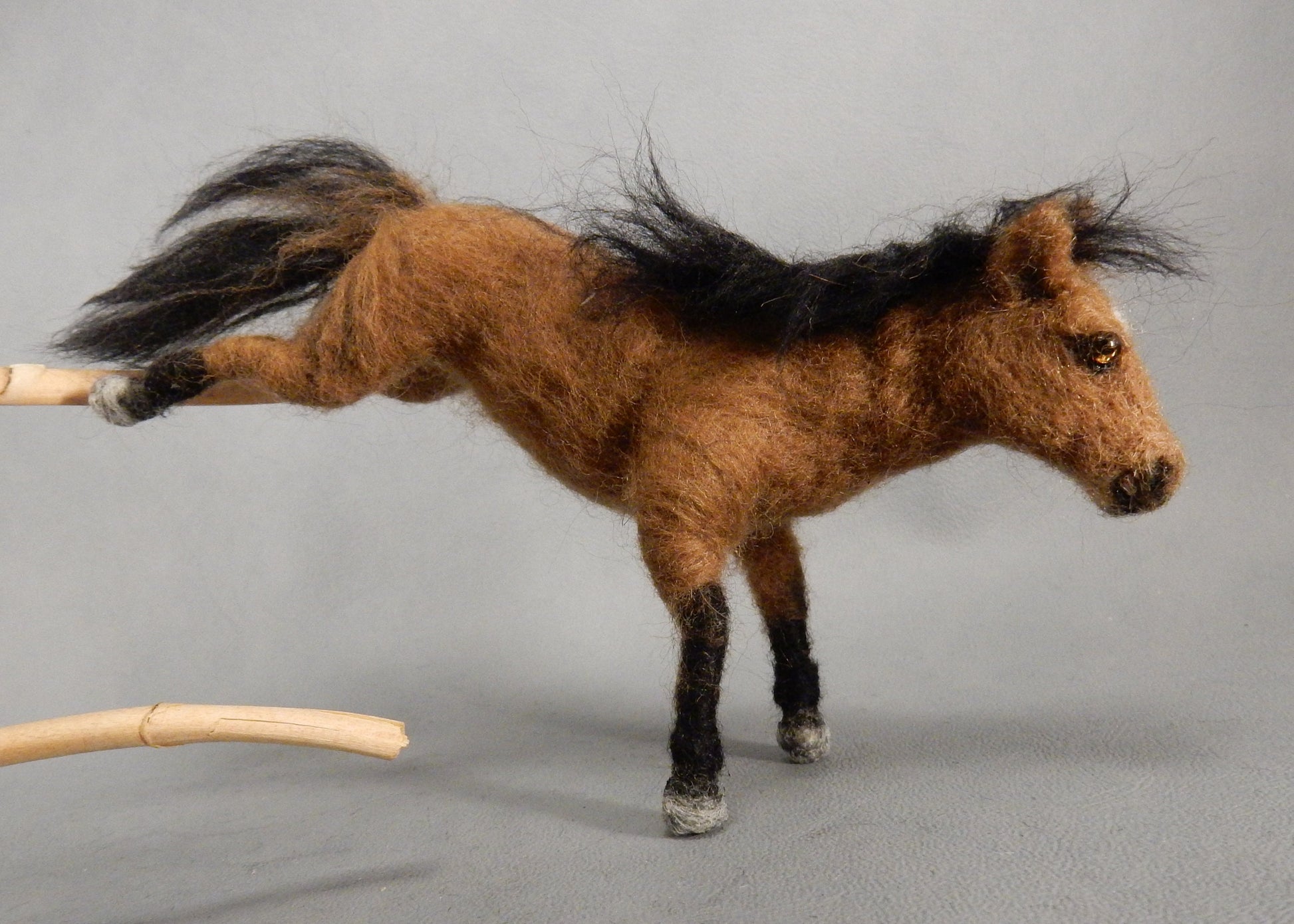 Custom felted horse loss keepsake horse miniature