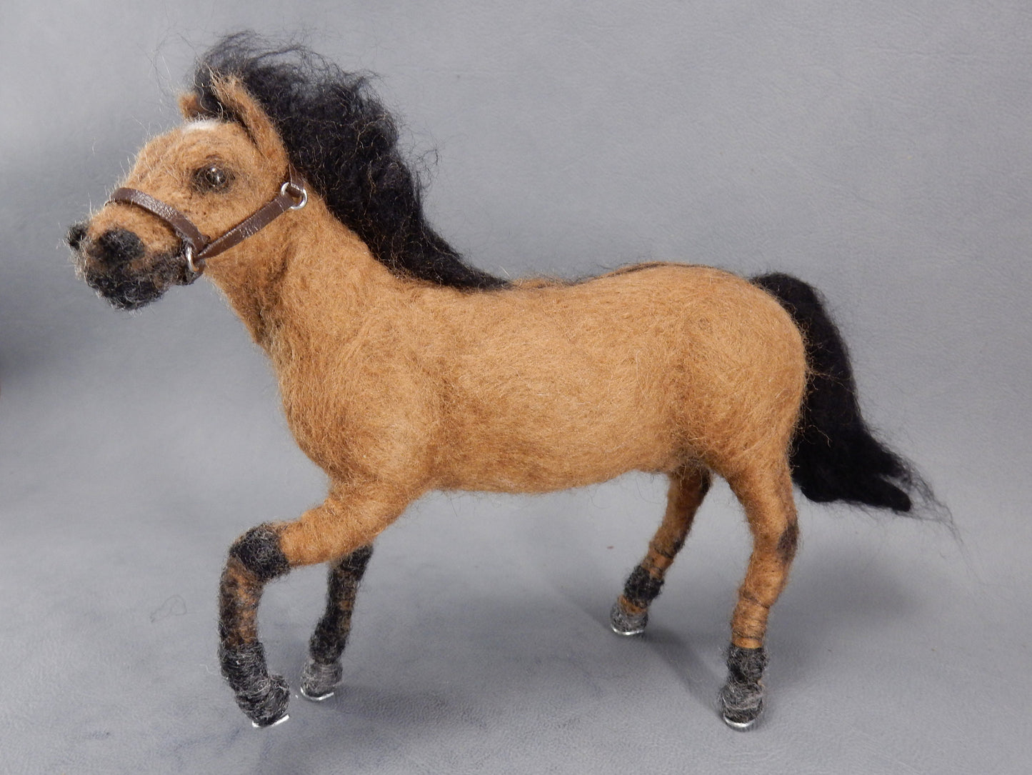 Needle-felted horse replica Arabian horse lover gift