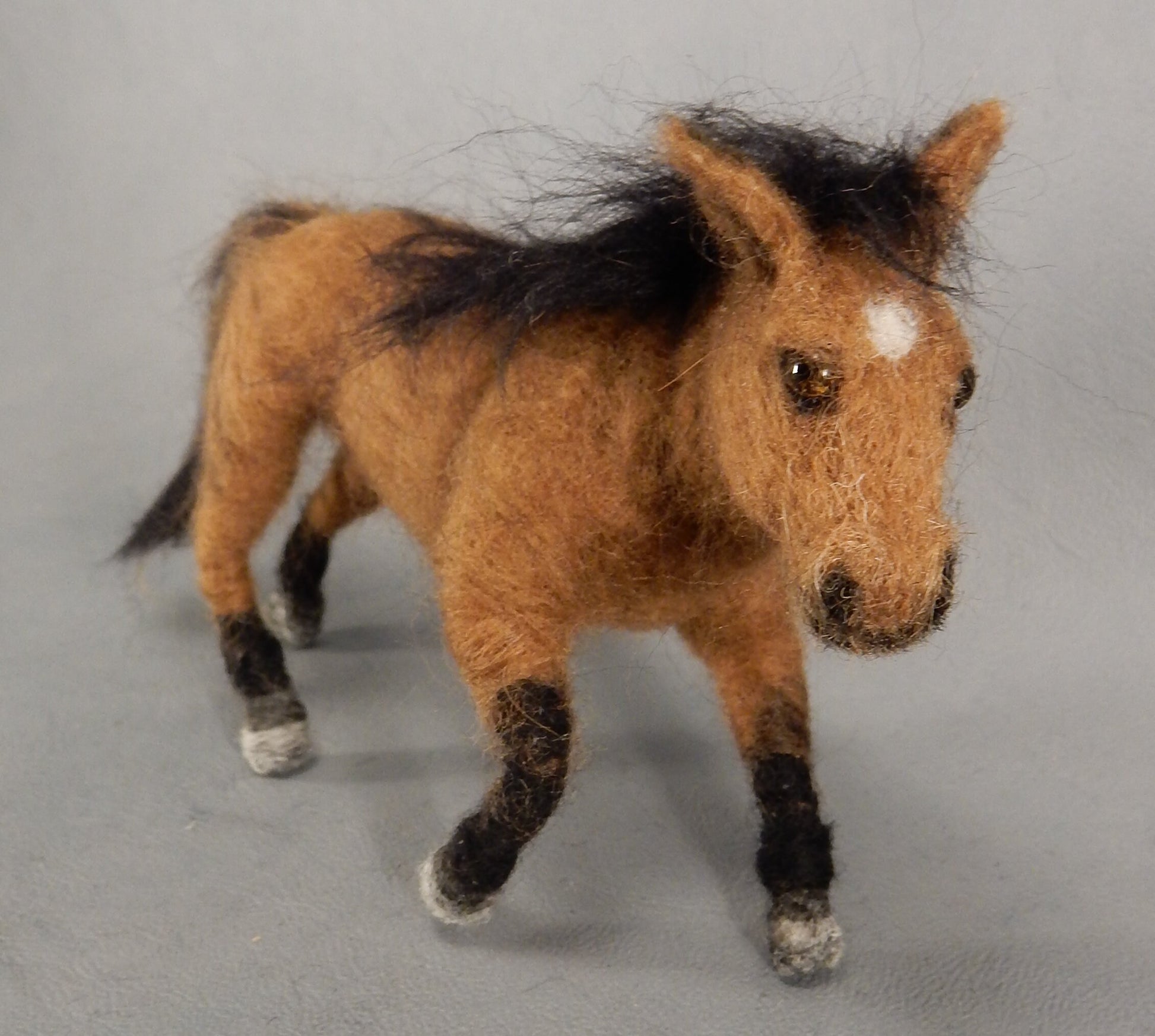 Custom felted horse loss keepsake horse miniature