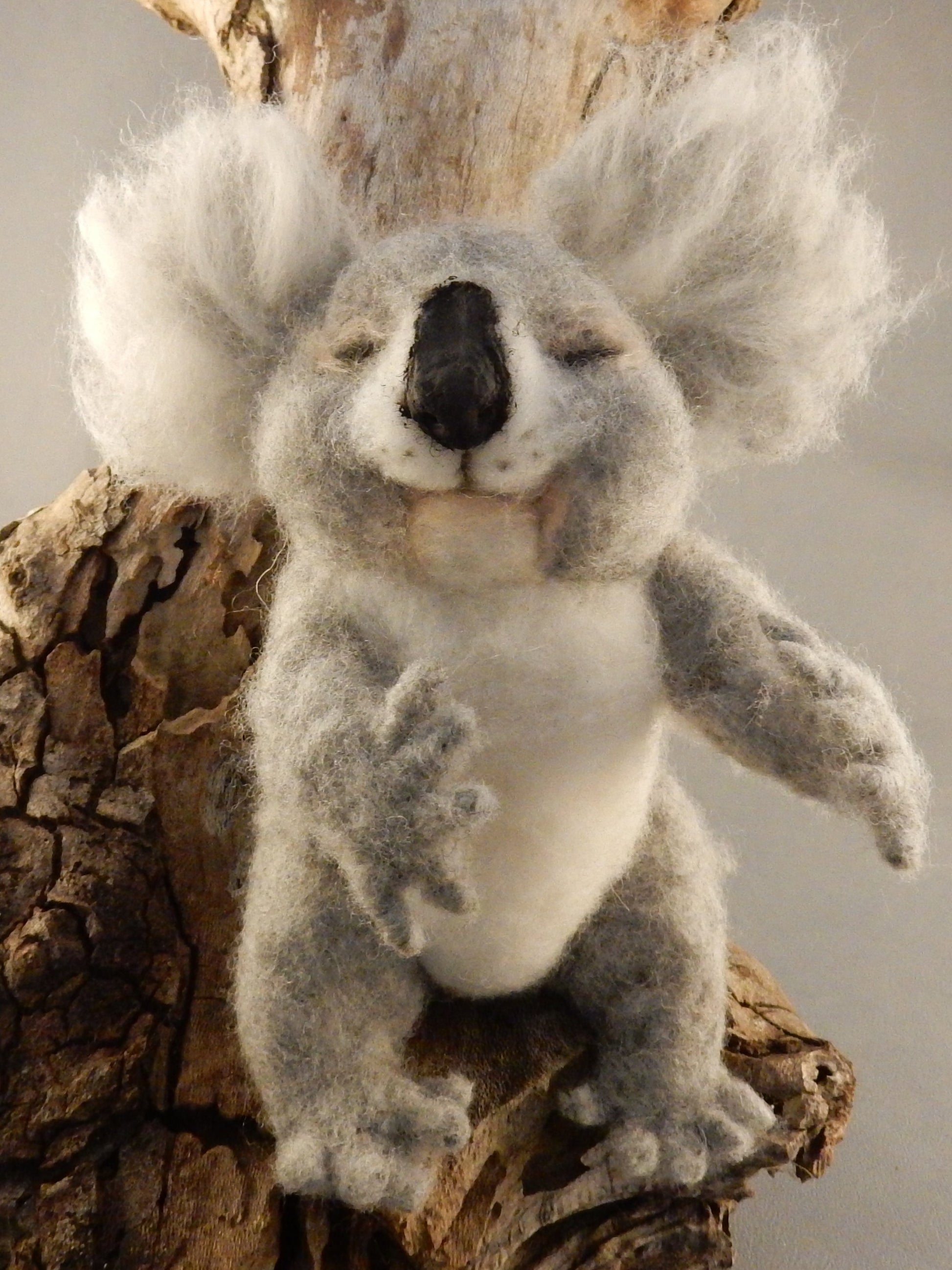 Koala miniature needle-felted Koala replica custom-made koala sculpture