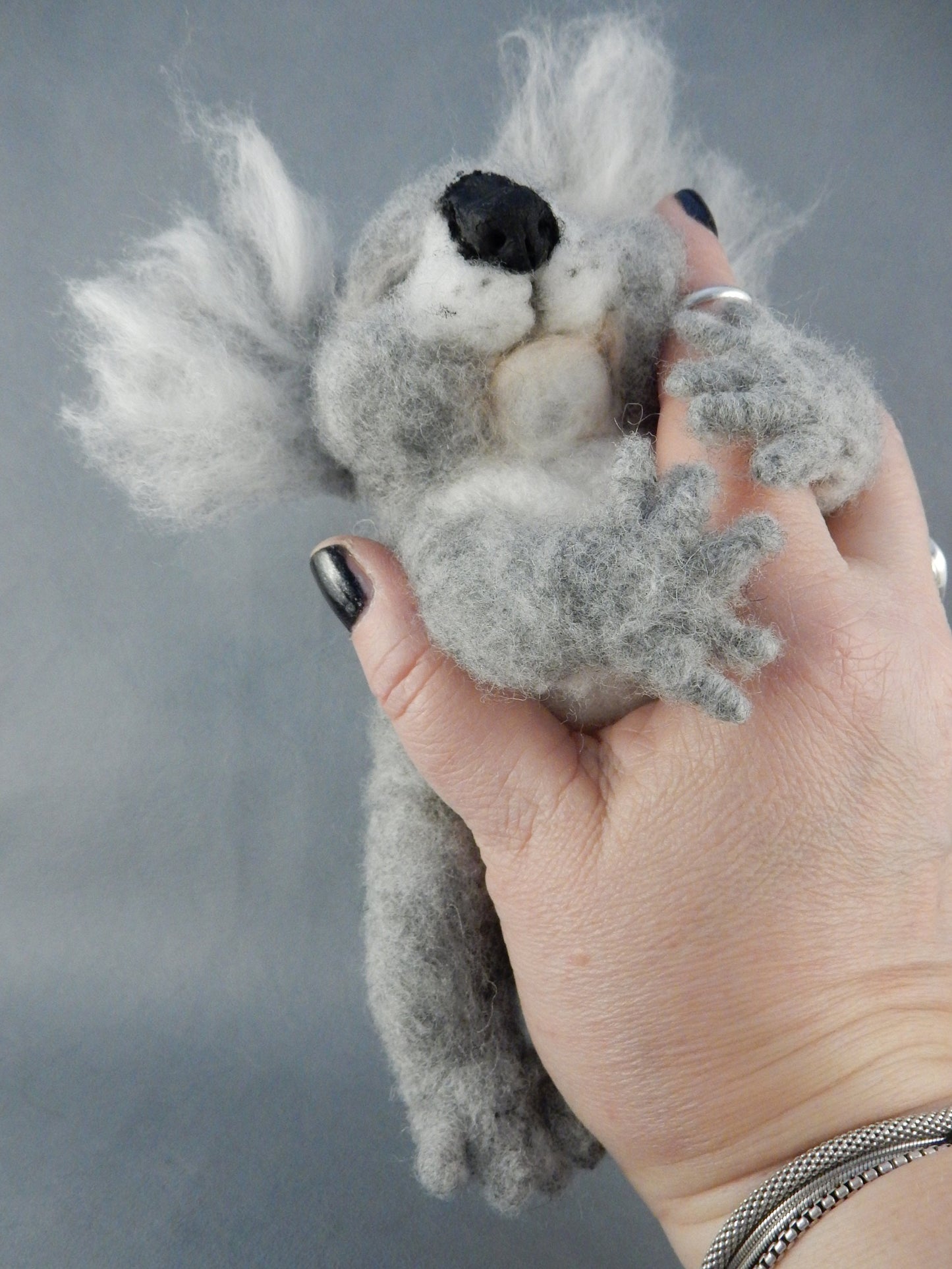 Koala miniature needle-felted Koala replica custom-made koala sculpture