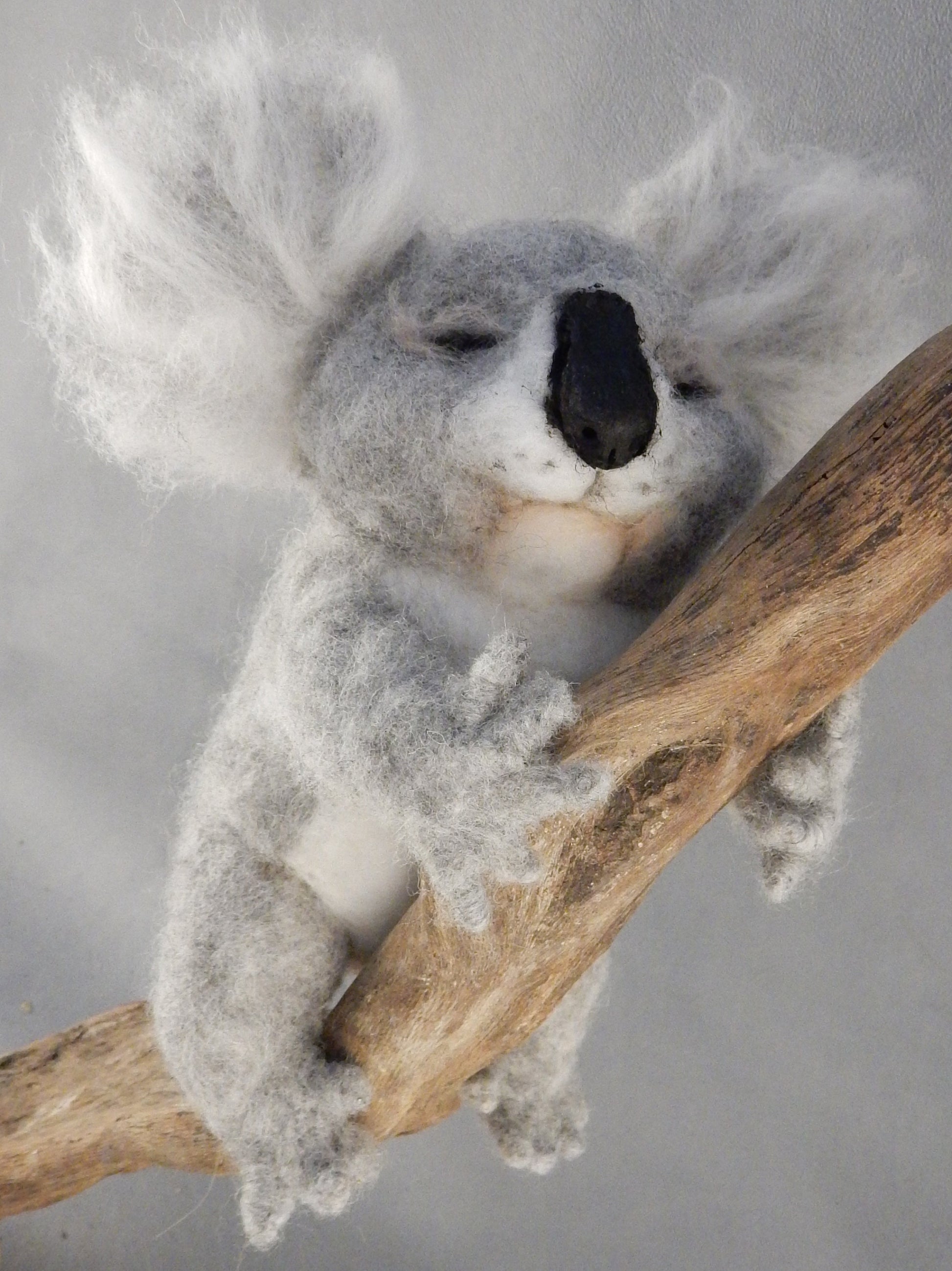 Koala miniature needle-felted Koala replica custom-made koala sculpture