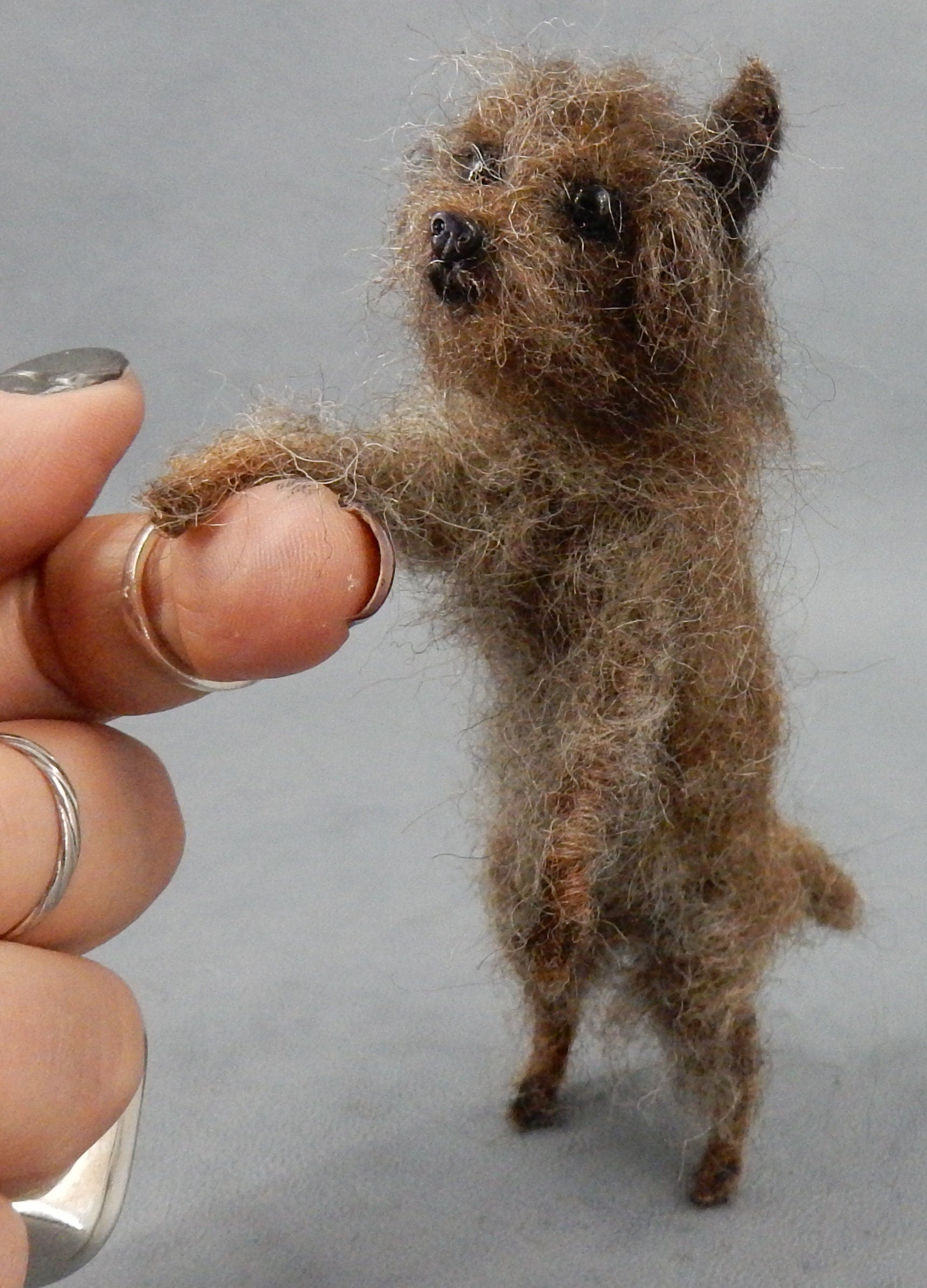 Cairn TERRIER needle-felt dog miniature