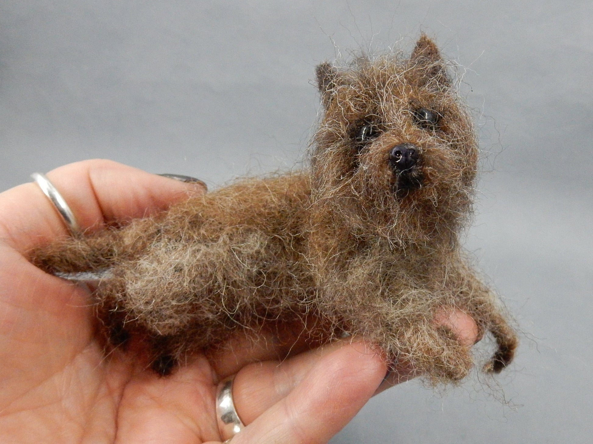 Cairn TERRIER needle-felt dog miniature