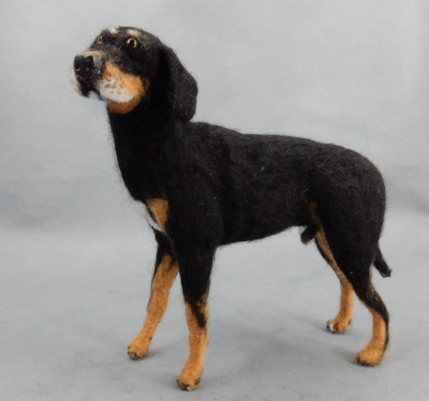 Doberman Pinscher needle-felted dog miniature