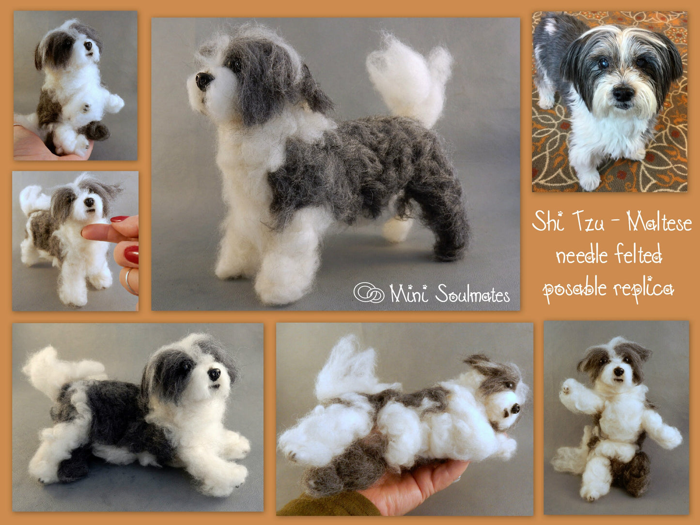 Custom dog replica Shih Tzu