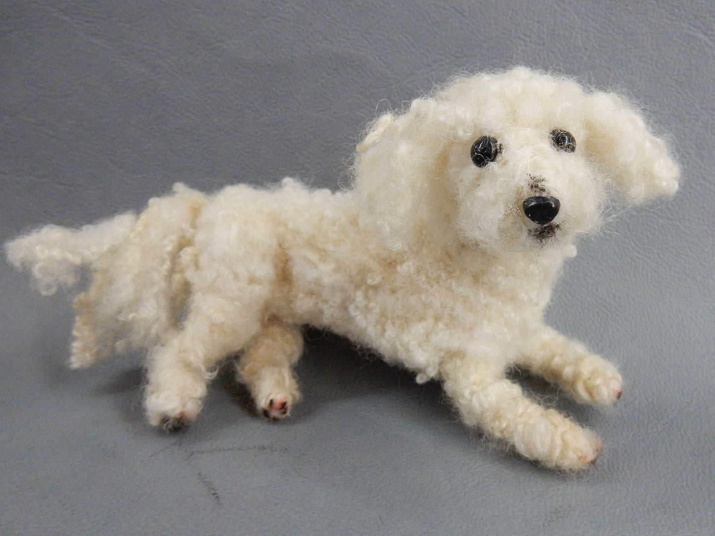 Bichon Frise custom dog effigy dog loss memorial