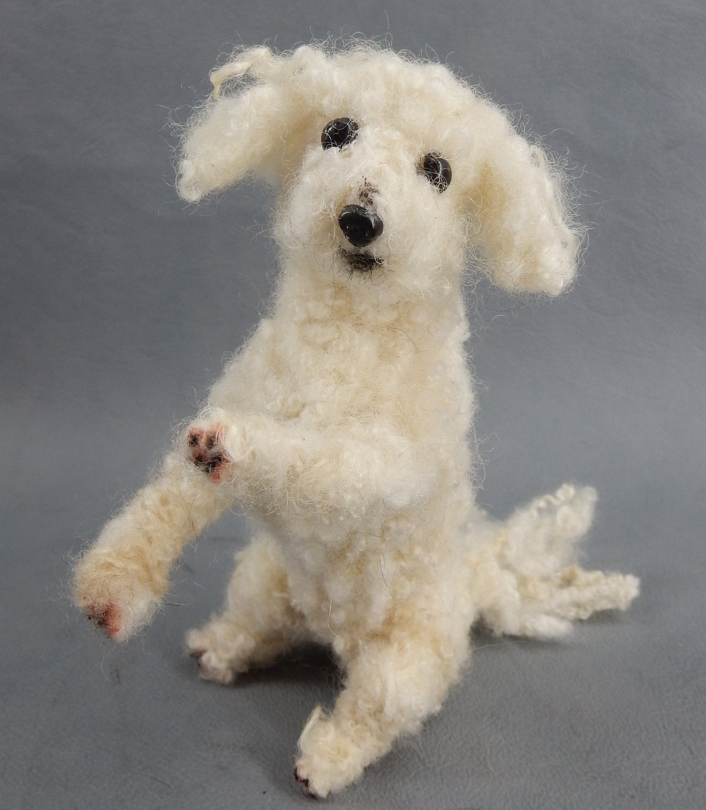 Bichon Frise custom dog effigy dog loss memorial