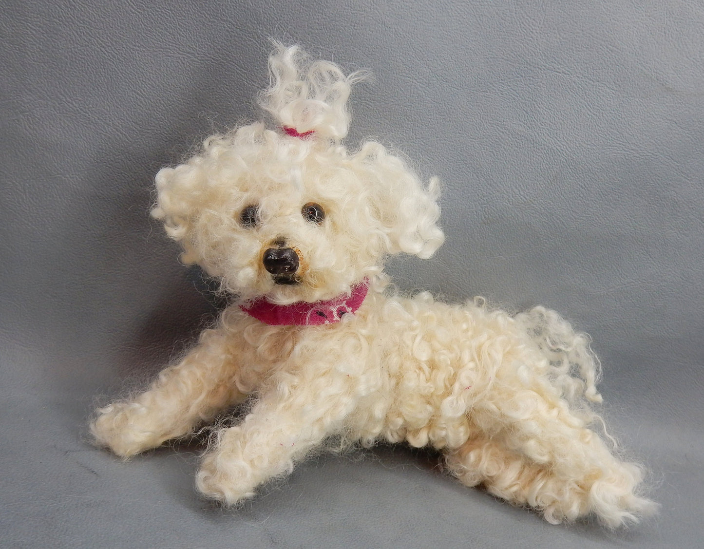 Bichon Frise custom dog effigy dog loss memorial