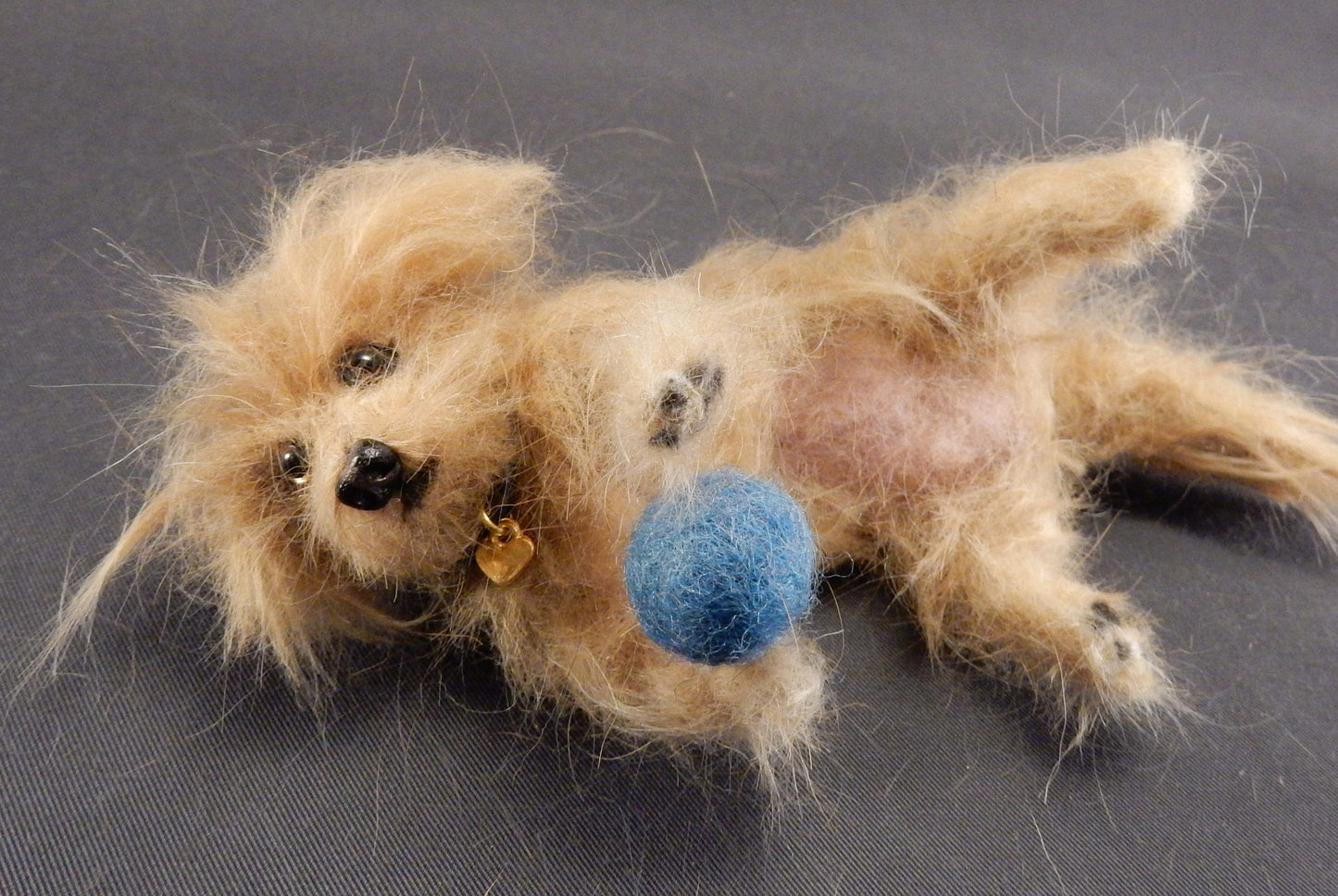 Yorkshire Terrier needle felted dog replica