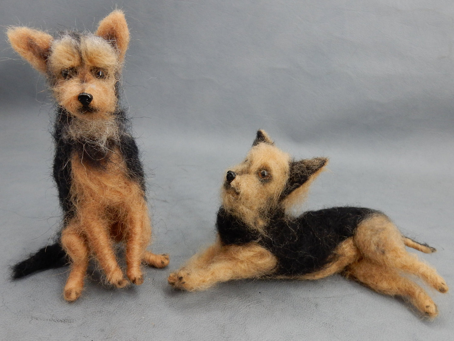 Yorkshire Terrier needle felted dog replica