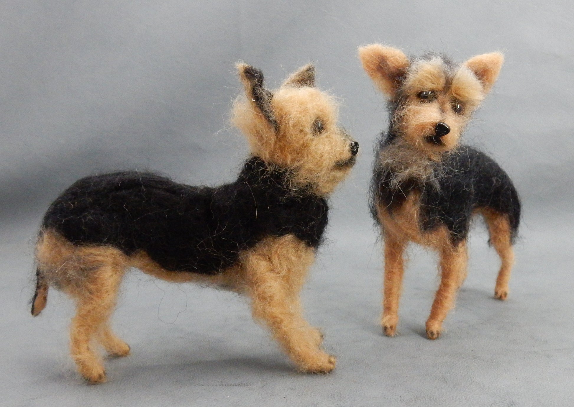 Yorkshire Terrier needle felted dog replica