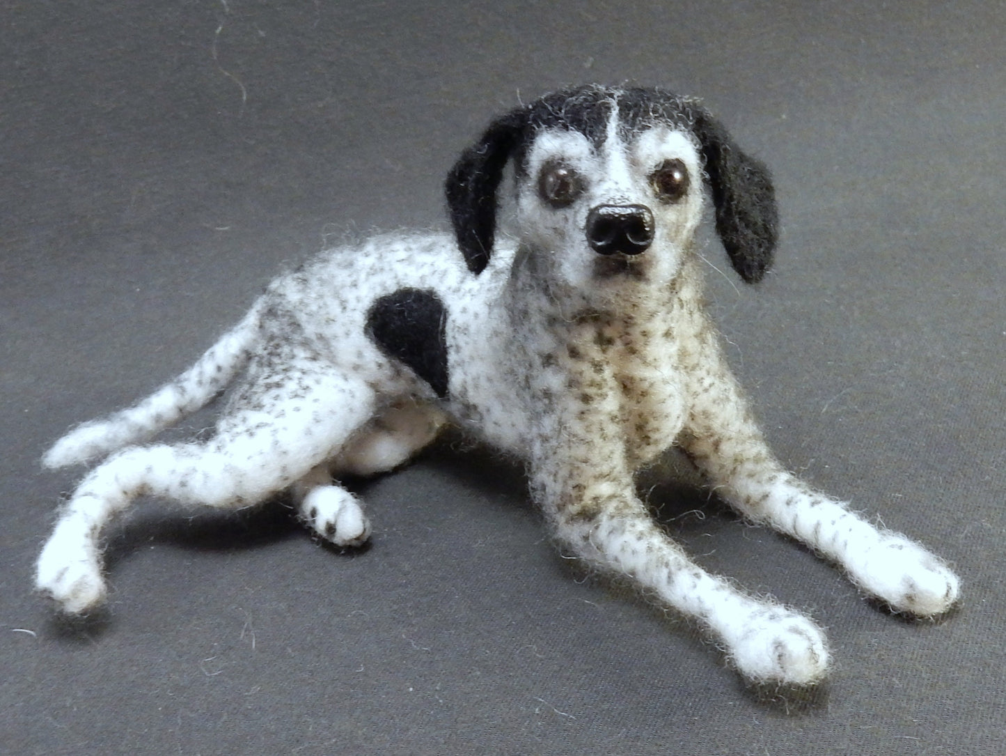 Dalmatian dog needle-felted dog miniature