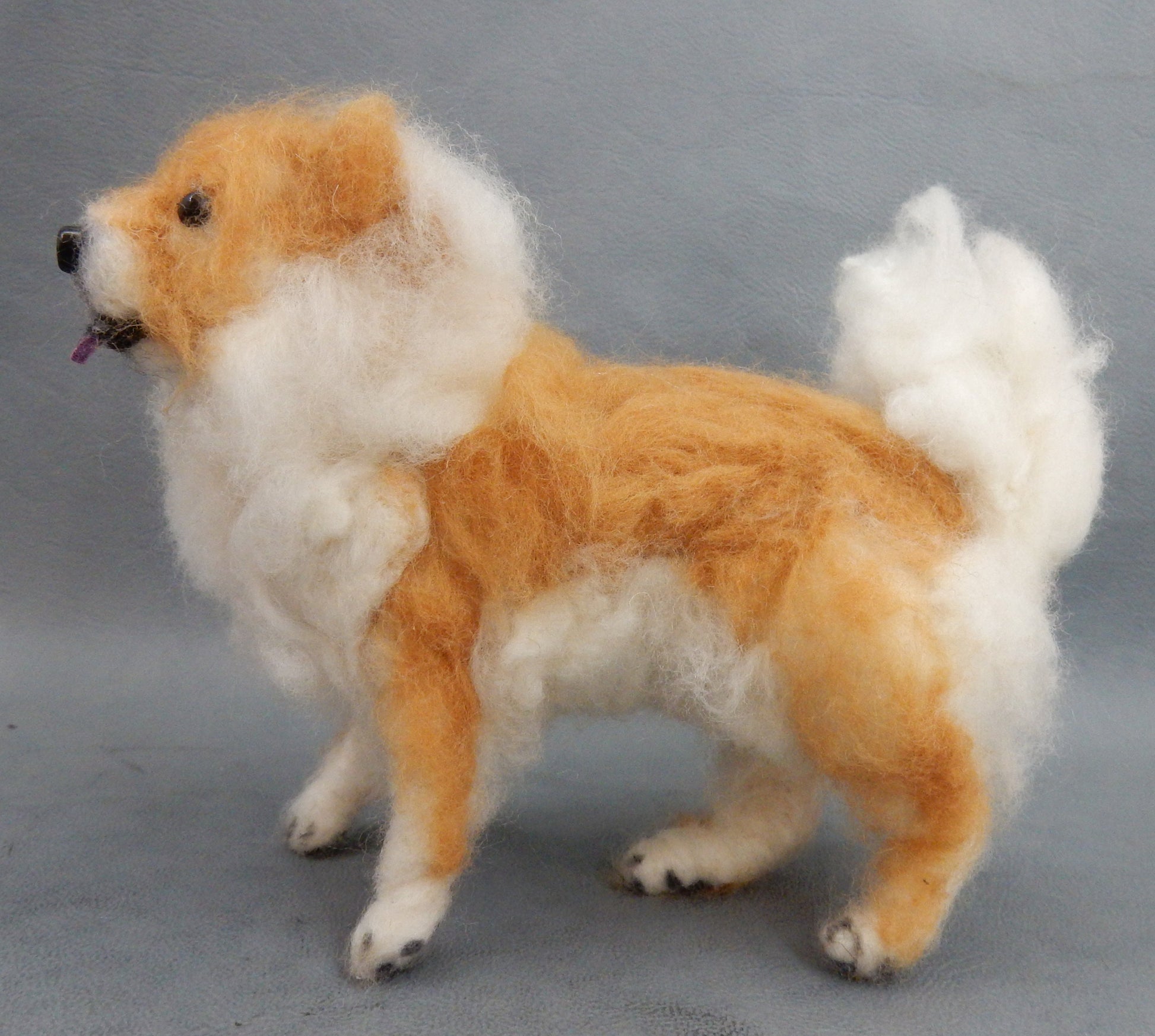 needle-felted Chow Chow replica